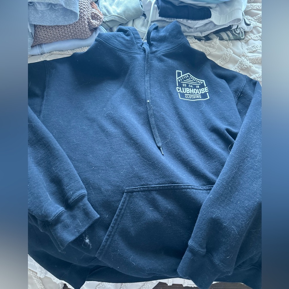 black hoodie